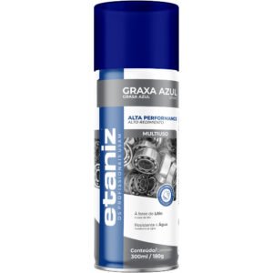 Graxa Spray Azul 300ml Lubrificação Duradoura