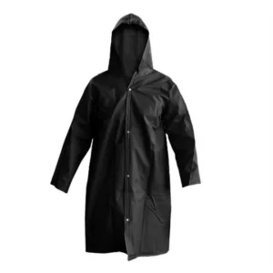 Capa de Chuva PVC Modelo Italiana Preta G