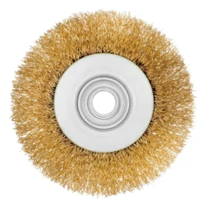 Escova Circular de Aço Latonado 22,2x150mm 22,2x175mm