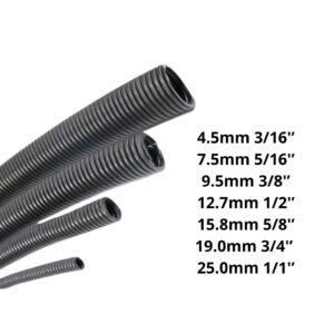 Tubo Corrugado Proteção de Chicotes Alta Resistência Automotiva 25M
