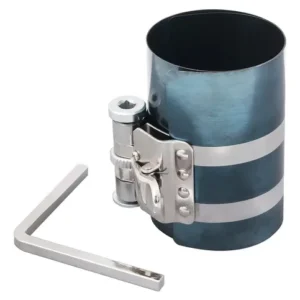 Compressor de Anéis de Pistão 60 a 160mm em Aço Mola com Chave