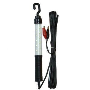 Luminária Pendente 10 LEDs 12V com Cabo de 5 Metros para Oficina