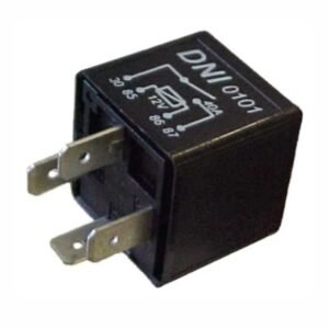 Relé Auxiliar 4 Vias 40A 12V DNI0101 – Controle Elétrico Seguro e Potente