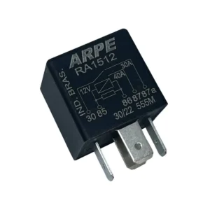 Relé Auxiliar 5 Vias 40A 12V RA1512 – Controle Elétrico Seguro e Potente