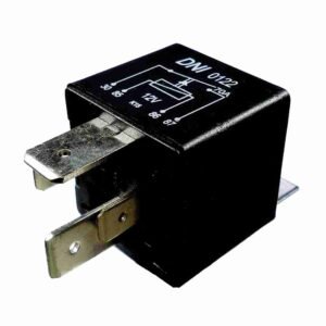 Relé Auxiliar 4 Vias Universal 70A 12V DNI0122 – Controle Elétrico Seguro e Potente