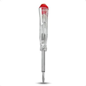 Chave Teste de Tensão 100-500V 13cm Transparente com Luz Indicativa