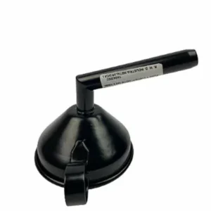 Funil Metálico com curva de 100 × 70 mm, para motocicletas