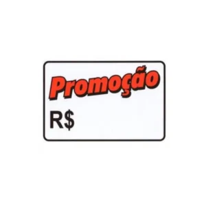 Placa de Sinalização Promoção 29x20cm Destaque Ofertas e Aumente suas Vendas